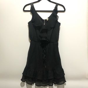 💥Sound & Matter Black Ruffle Cha Cha Dress S 💥